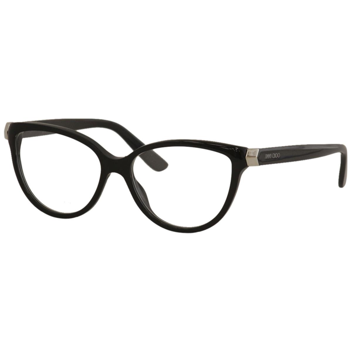 Jimmy Choo Women`s Eyeglasses JC226 JC/226 807 Black Full Rim Optical Frame 53mm