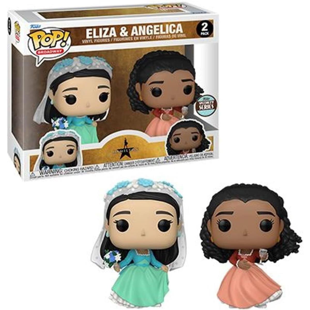 Pop Broadway Eliza Angelica Hamilton Toy Figure Set Funko