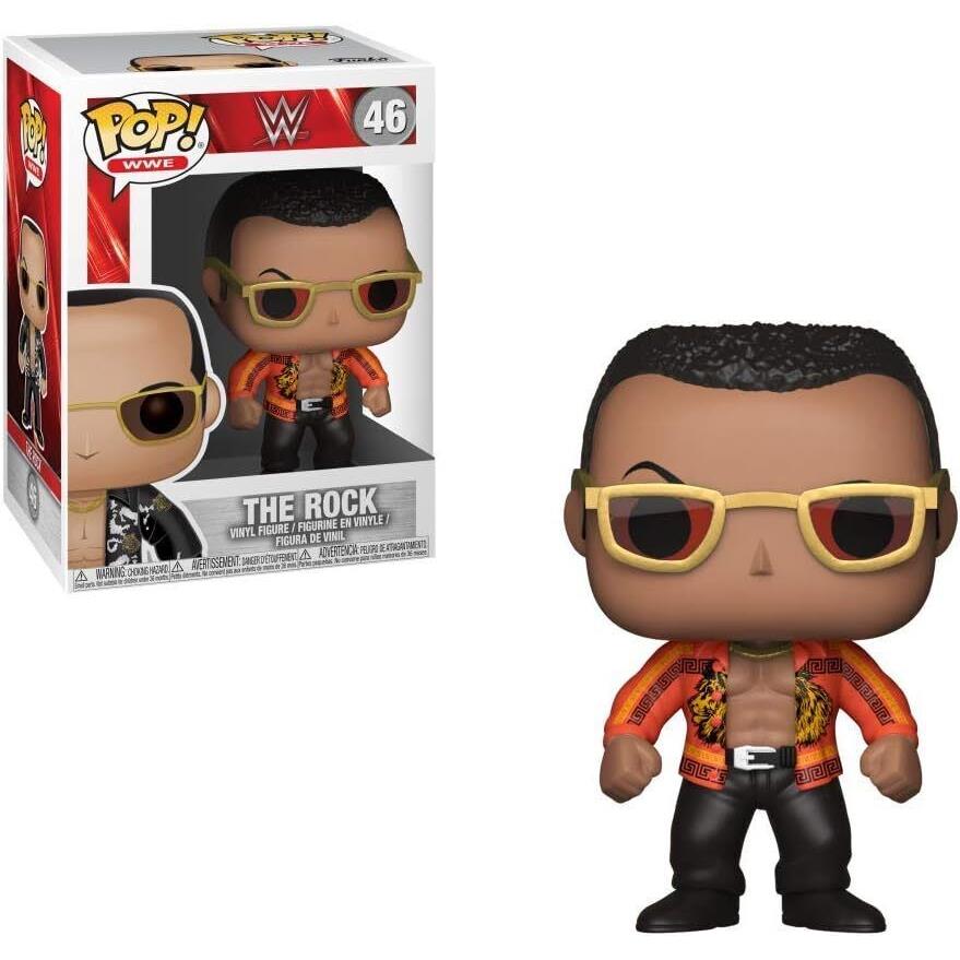 Funko Pop Wwe: - The Rock Old School Styles May Vary Collectible Toy