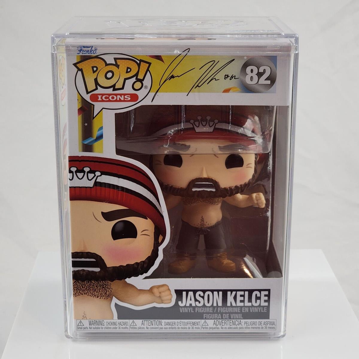 Jason Kelce Shirtless Funko Pop Toy Figure with Pop Protector Eagles