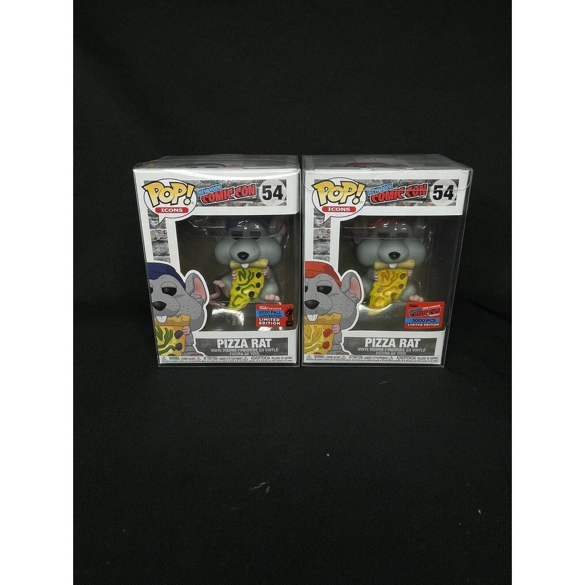 Funko Pop Vinyl: Funko - Pizza Rat - Funko Web Exclusive 54 3000 Pcs 2 Pack