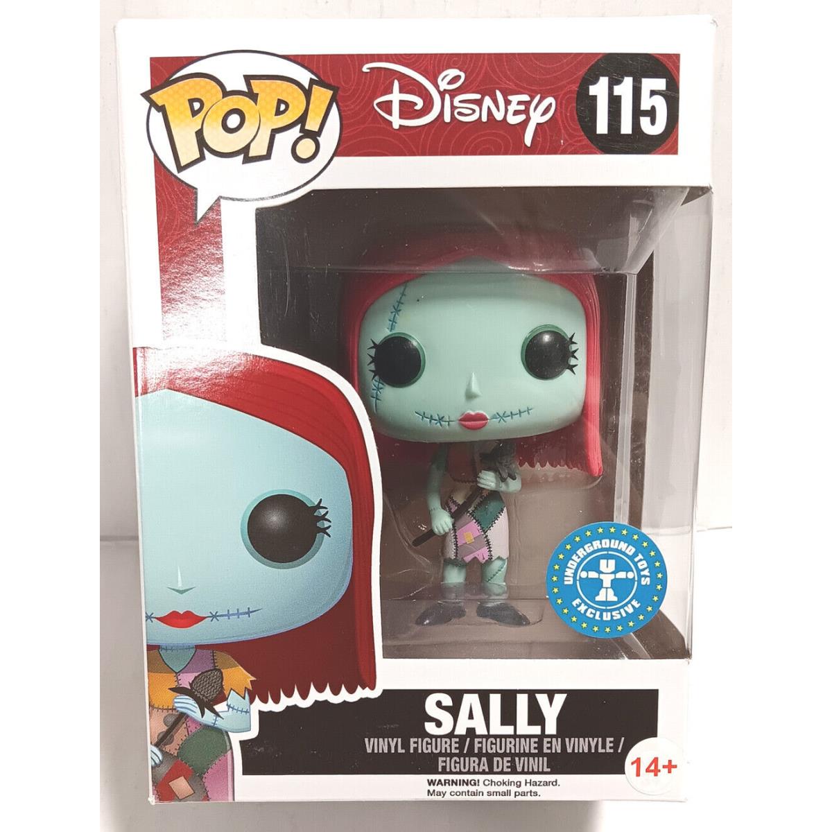 Sally Nightmare Before Christmas Funko Pop Underground Toys Exclusive W/ Case