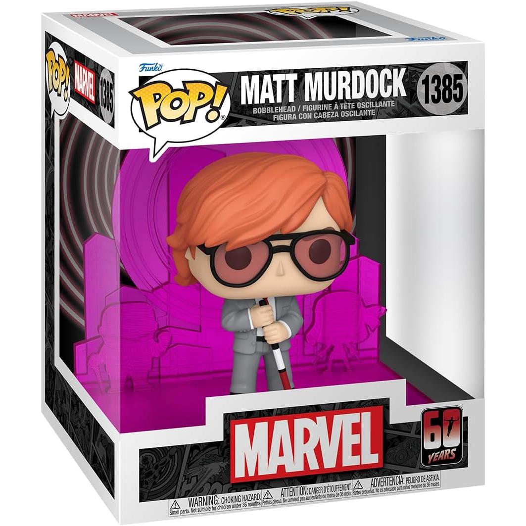 Funko Pop Deluxe: Daredevil 60th Anniversary - Matt Murdock with Radar Toy