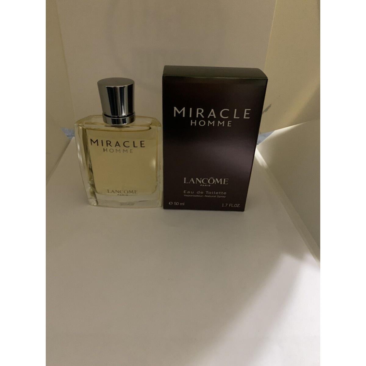 Miracle Homme Lancome Men 1.7 OZ / 50 ML Eau DE Toilette Spray Htf