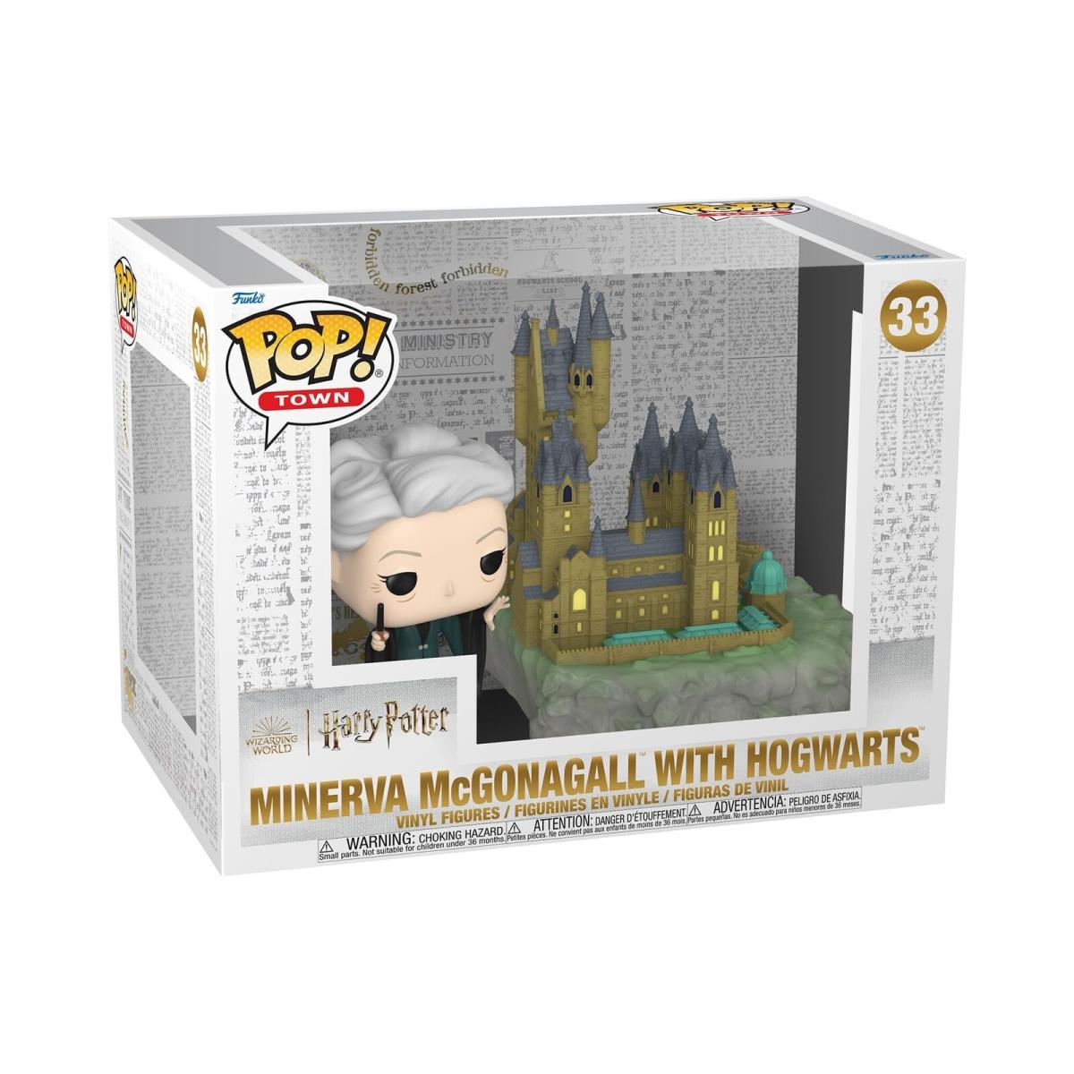 Funko Pop Town: HP Co0th - Minerva Mcgonagall with Hogwarts - Harry Potter - Co