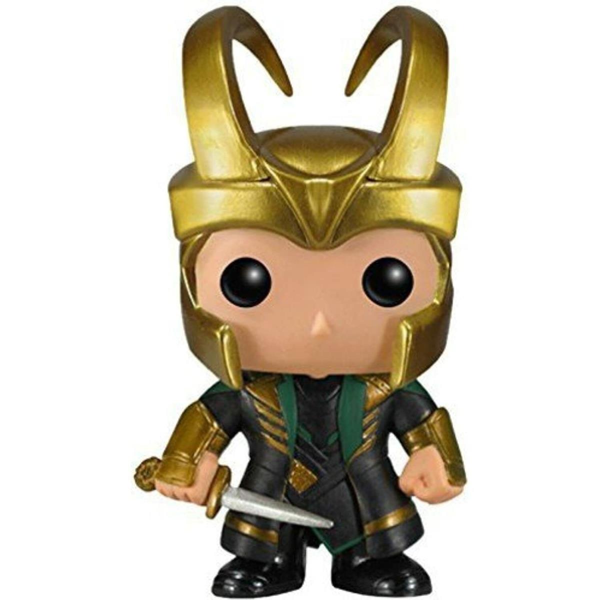 Funko Pop Marvel Bobble : Helmet Loki Action Figure