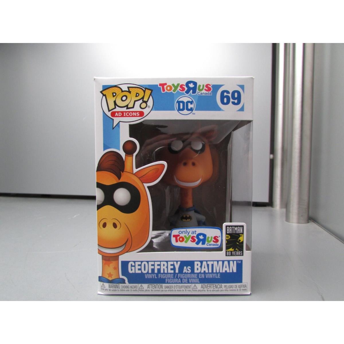 Funko Pop Geoffrey as Batman Toys R Us 69