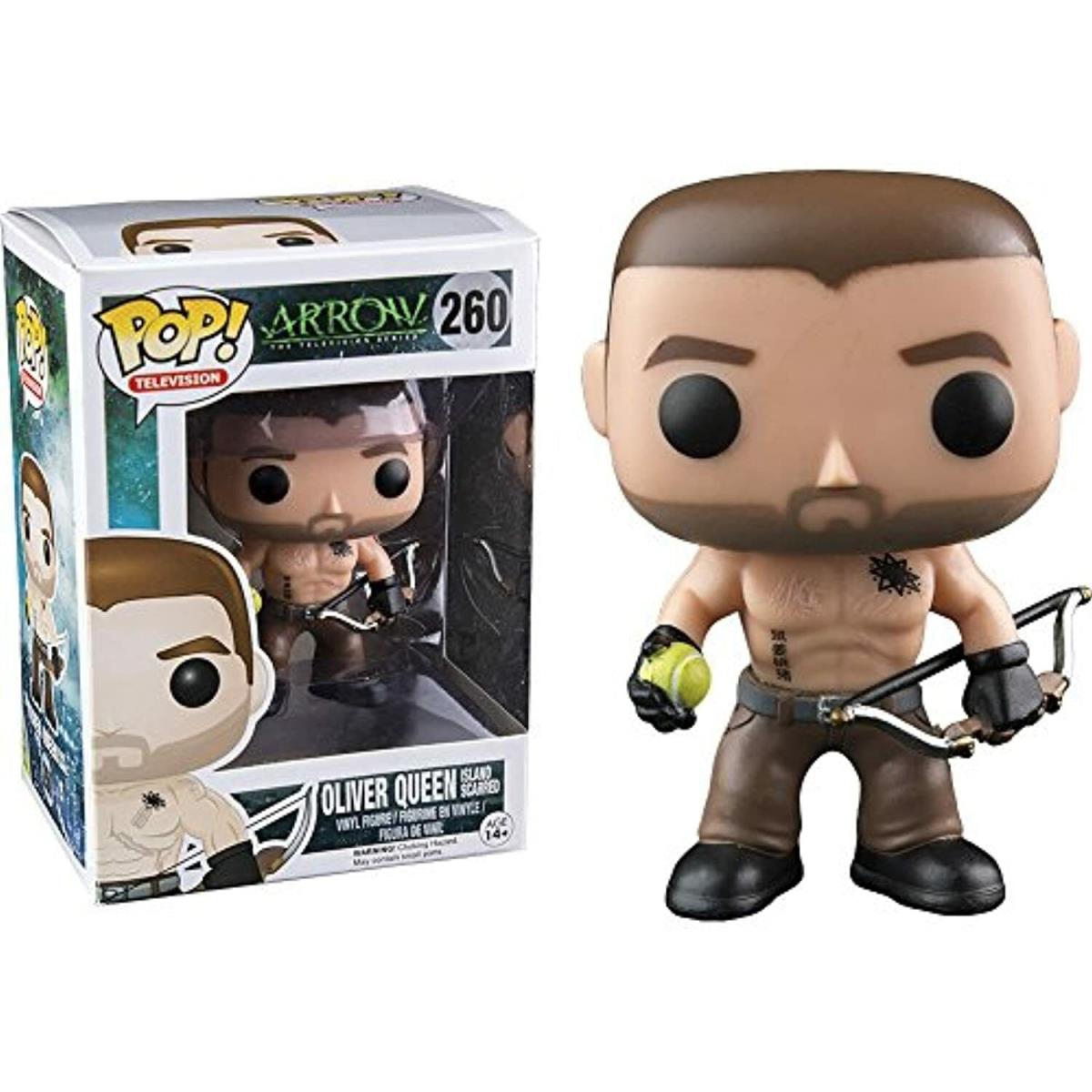 Funko Pop Island Scarred Oliver Queen 260 Fugitive Toys Exclusive