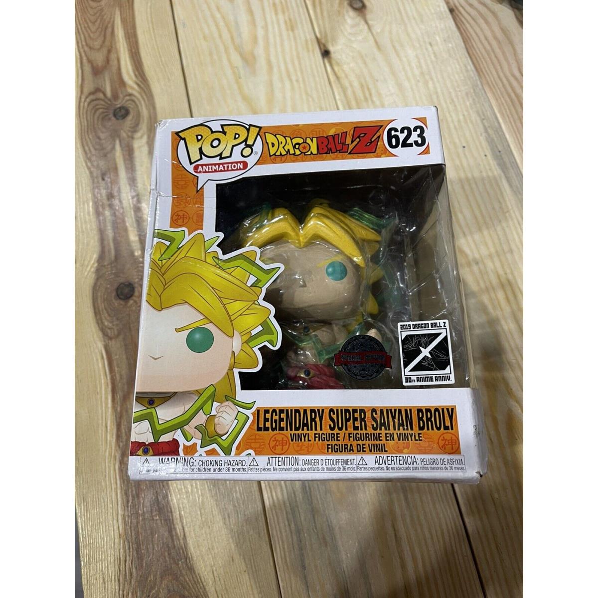 Funko Pop Dragon Ball Z Legendary Super Saiyan Broly 623 Chase LE Vinyl 6