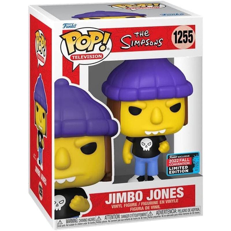 Funko Pop The Simpsons Jimbo Jones 1255 Toy Tokyo 2022 Exclusive Protector - Multicolor