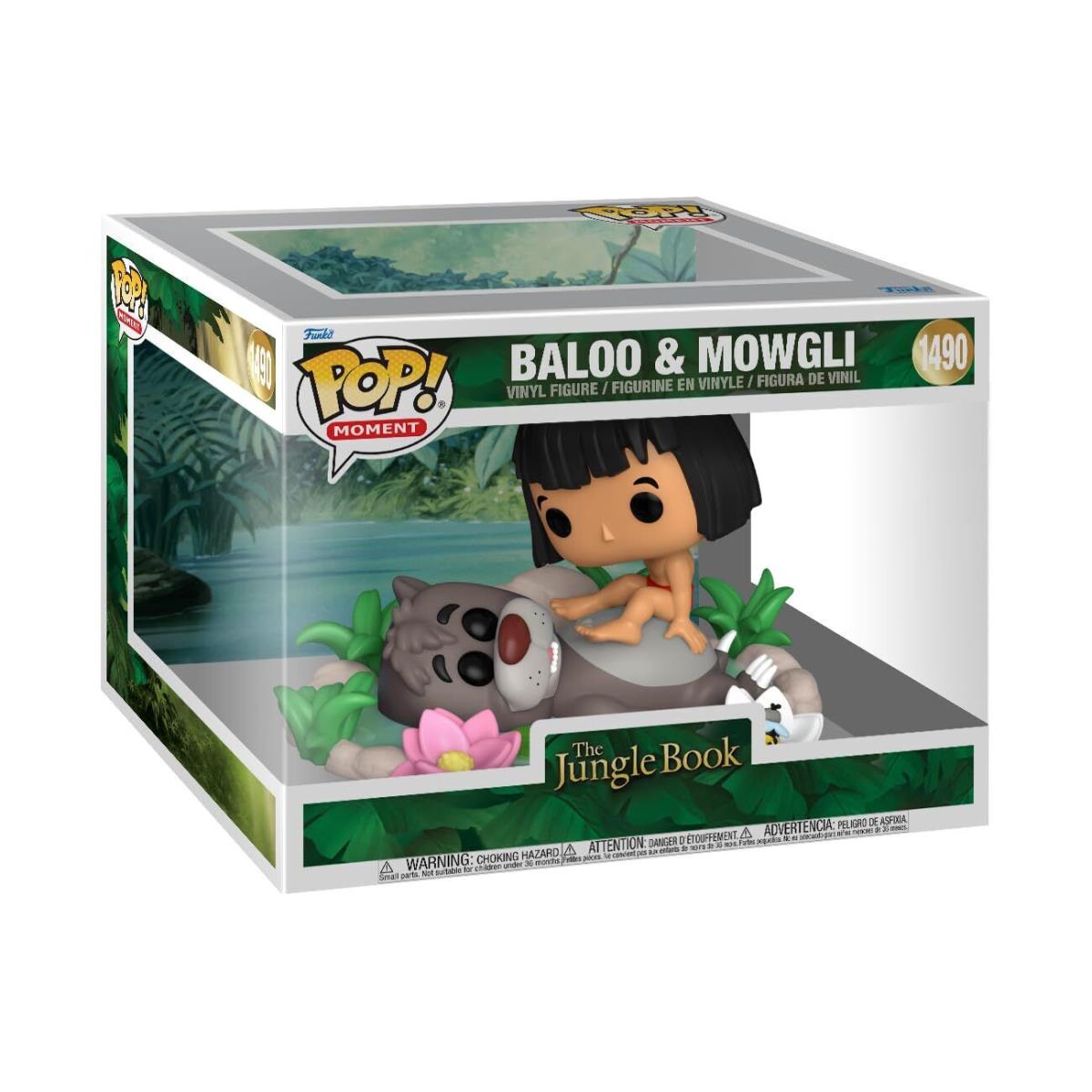 Funko Pop Moment: Tjb Baloo Bear Mowgli - Jungle Book - Collectable Vinyl