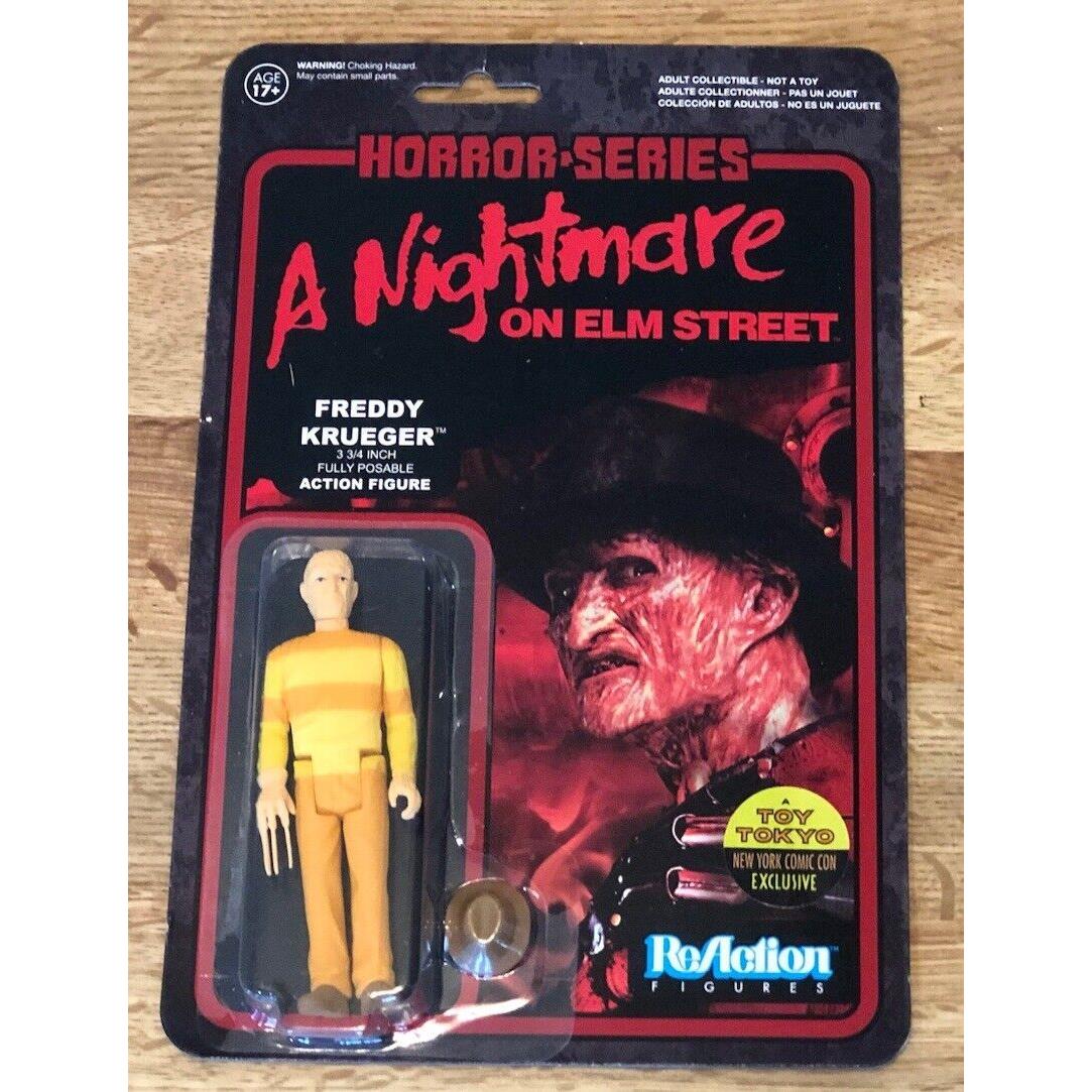 1 3.75` Reaction Nightmare On Elm Street Freddy Krueger Toy Tokyo Nycc 2014