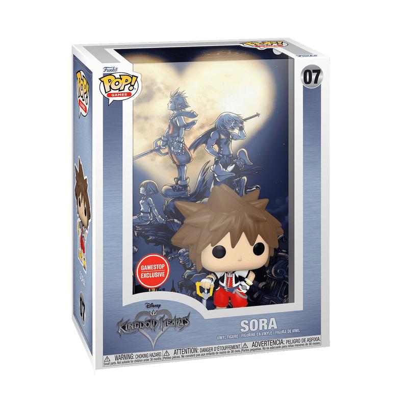 Funko Pop Kingdom Hearts Sora Games Cover 07 Gamestop Exclusive Vinyl Toy City