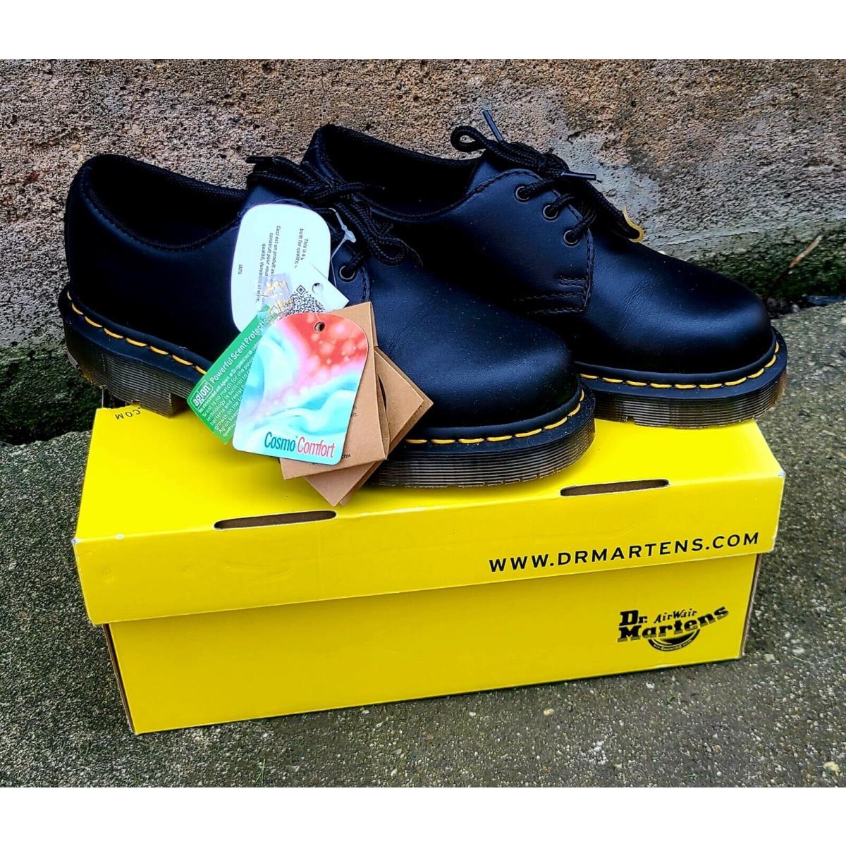 Dr. Martens 1461 SR Industrial Full Grain Black Shoes Size 5 US Men US Womens 6