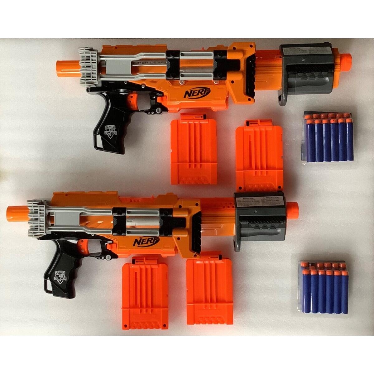 2 Sets Nerf Elite XD Alpha Trooper CS-6 Mission Kit Kohl s Exclusive