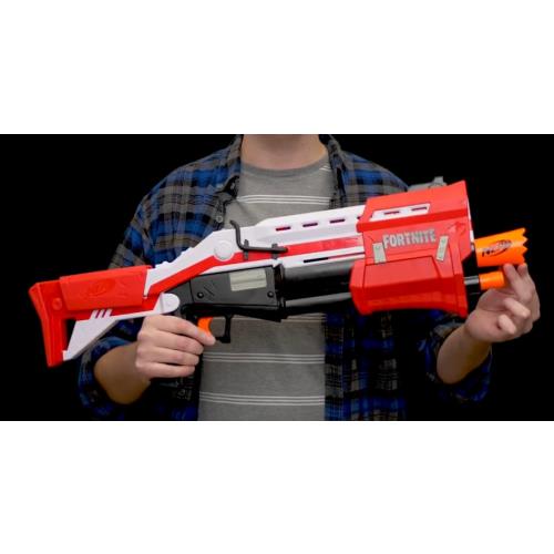 Fortnite Tactical Shotgun Nerf Gun Boy`s Toy Gun Blaster Pump Action 8 Darts