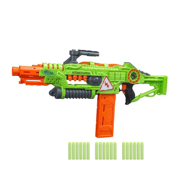 Nerf Revoltinator Zombie Strike Blaster Boy`s Toy Guns Motorized Sound Darts