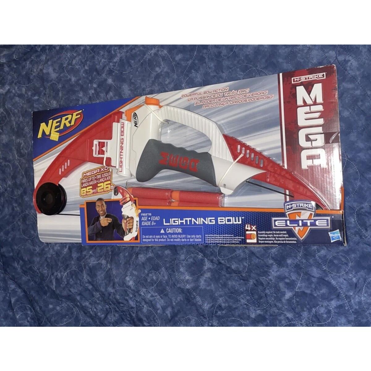 Nerf Mega Lightning Bow W 4 Darts Amazing Shape