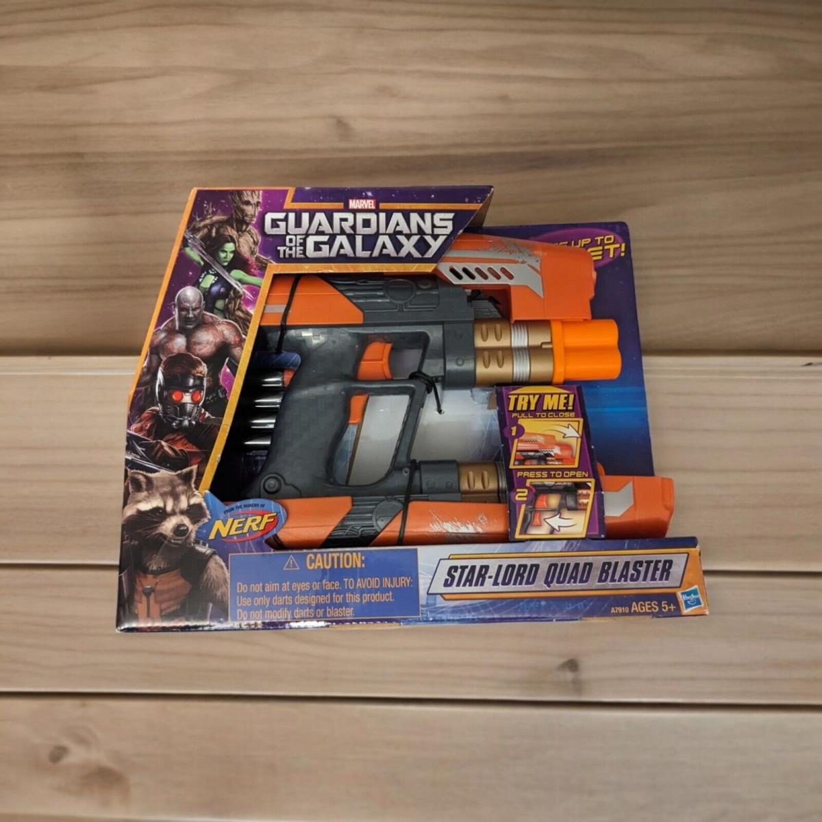 Nerf Star Lord Quad Blaster Dart Gun Guardians Of The Galaxy Marvel Hasbro 2013