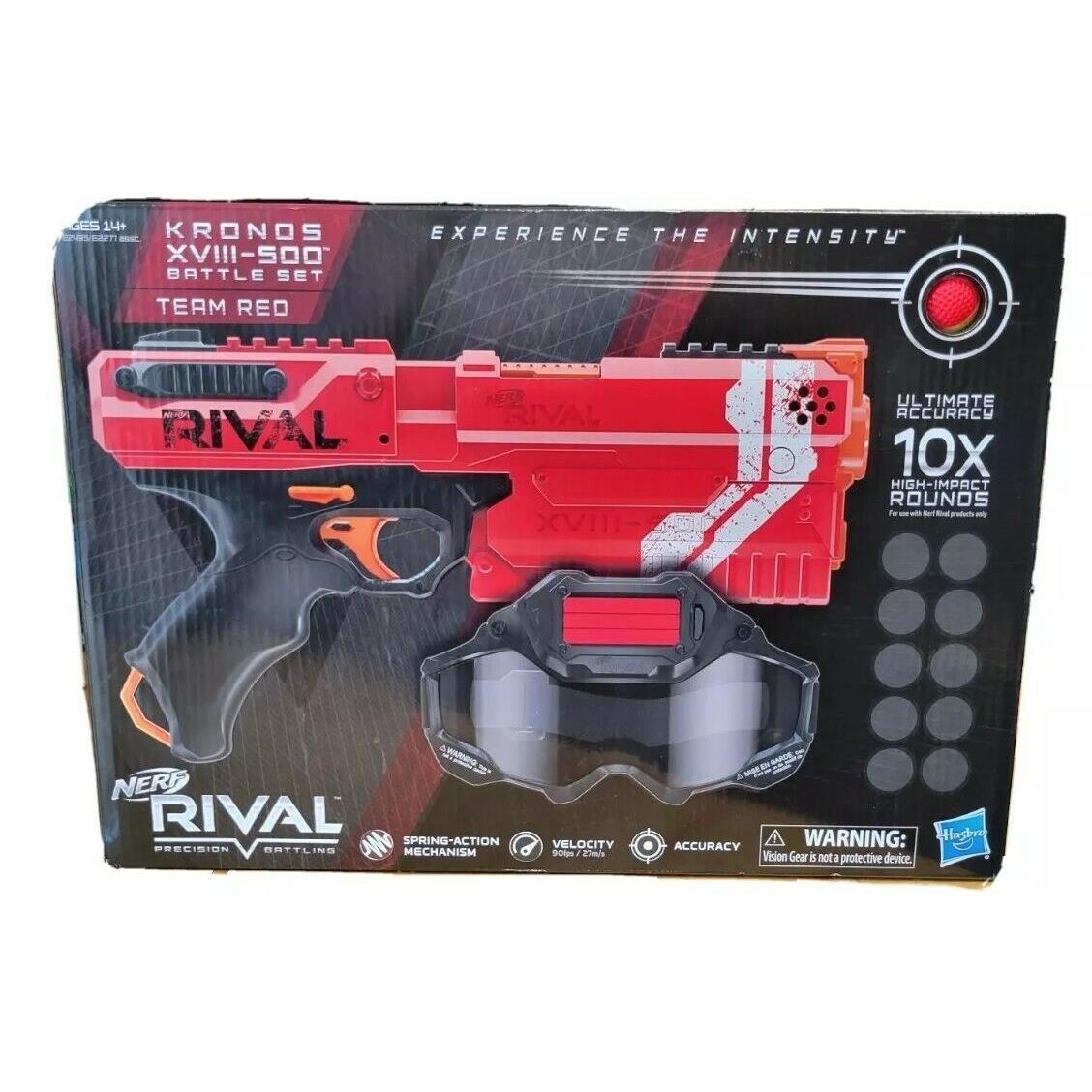 Hasbro Nerf Rival Kronos Precision Battle Set Gun with 10 Rounds