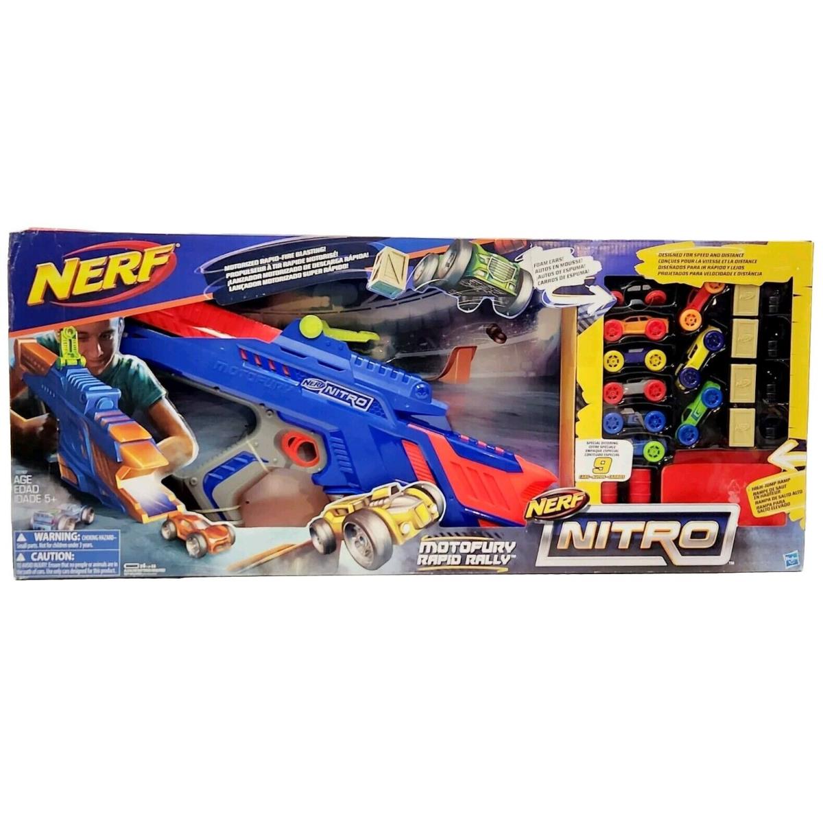 Nerf Nitro Motorfury Rapid Rally Launcher Toy Made For Speed Distance Age 5+