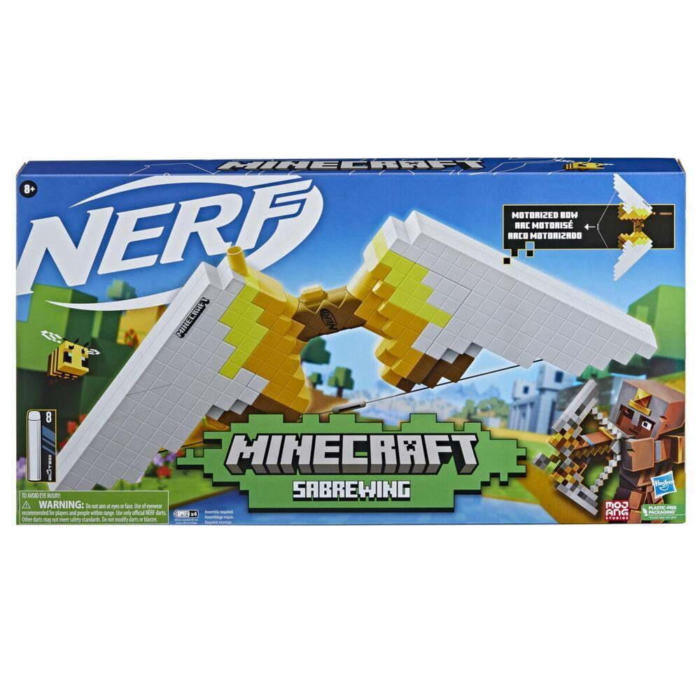 Nerf Minecraft Sabrewing Motorized Bow Blasts Darts 8 Nerf Elite Darts