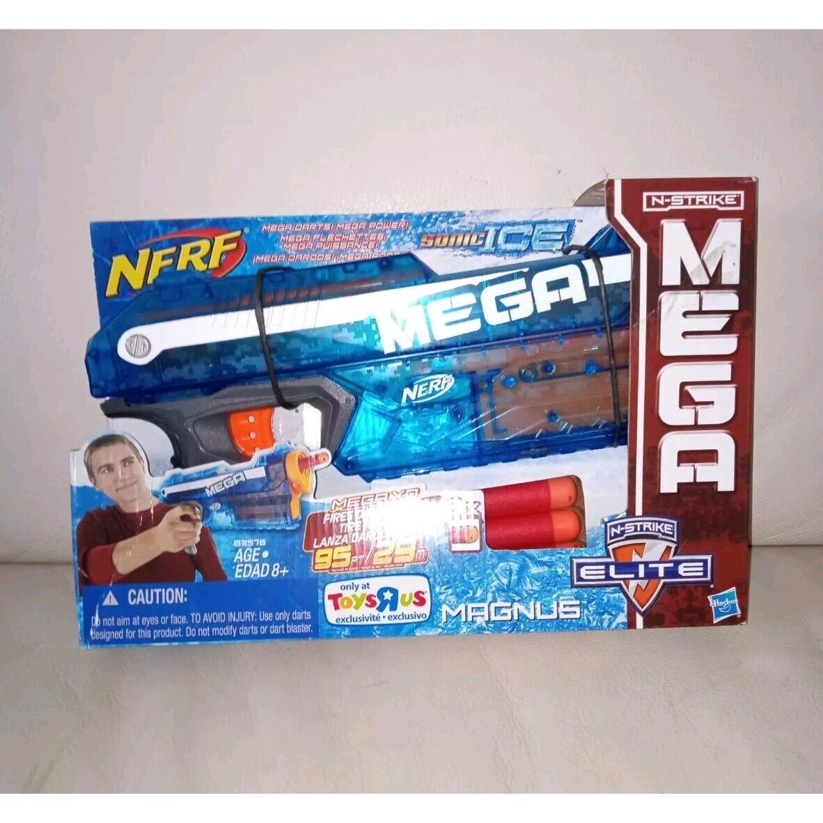 Nerf Magnus Sonic Ice N- Strike Elite Mega Dart Gun Toys R US - Nos