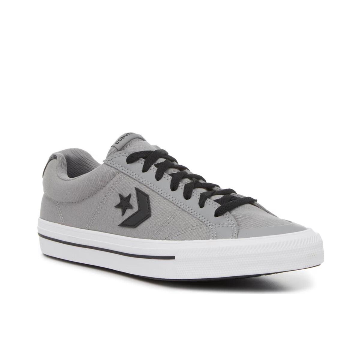 Mens Converse Sport Grey Black Fabric Casual Sneaker Shoes