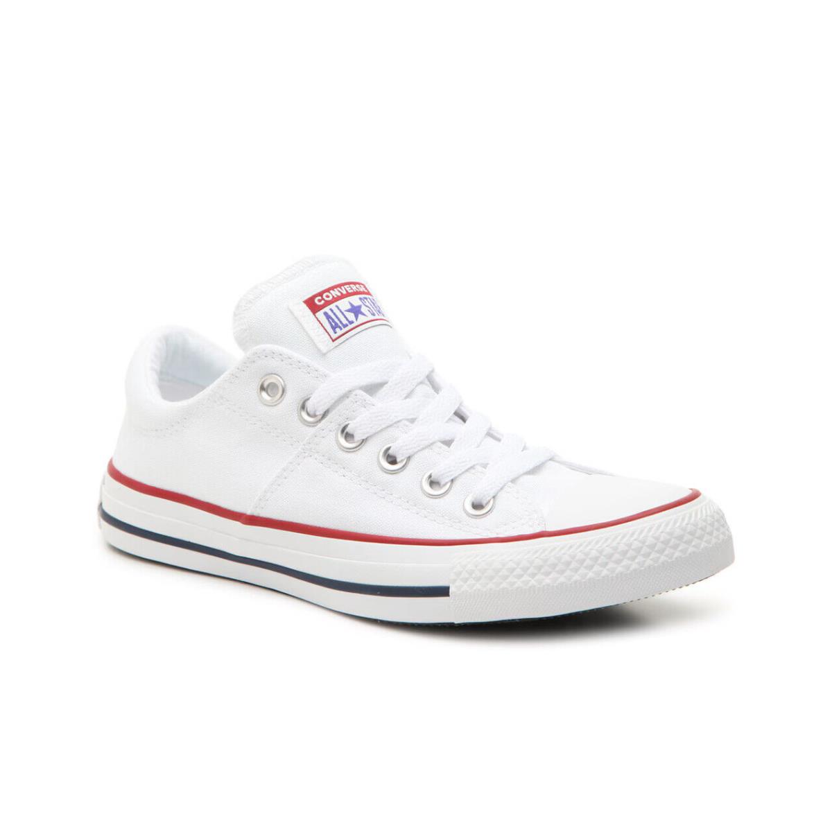 Womens Converse Chuck Taylor All Star Madison White Canvas Sneaker Shoes - White