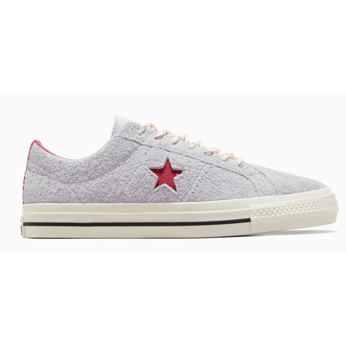 Converse Men`s Cons One Star Pro Suede Canvas Memory Foam Insole Limited Edtn - Gray