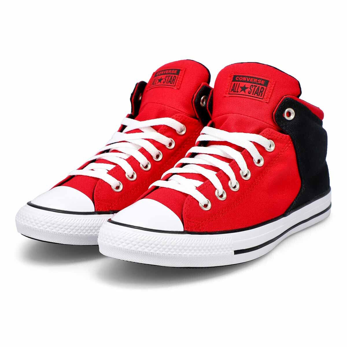 Converse Chuck Taylor All Star High Street Hi-top Mid Mens Sneaker Red/black