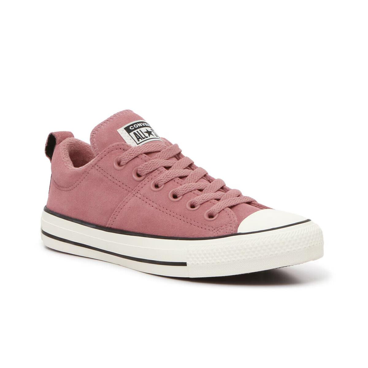 Womens Converse Chuck Taylor Madison Dark Pink Suede Sneaker Shoes