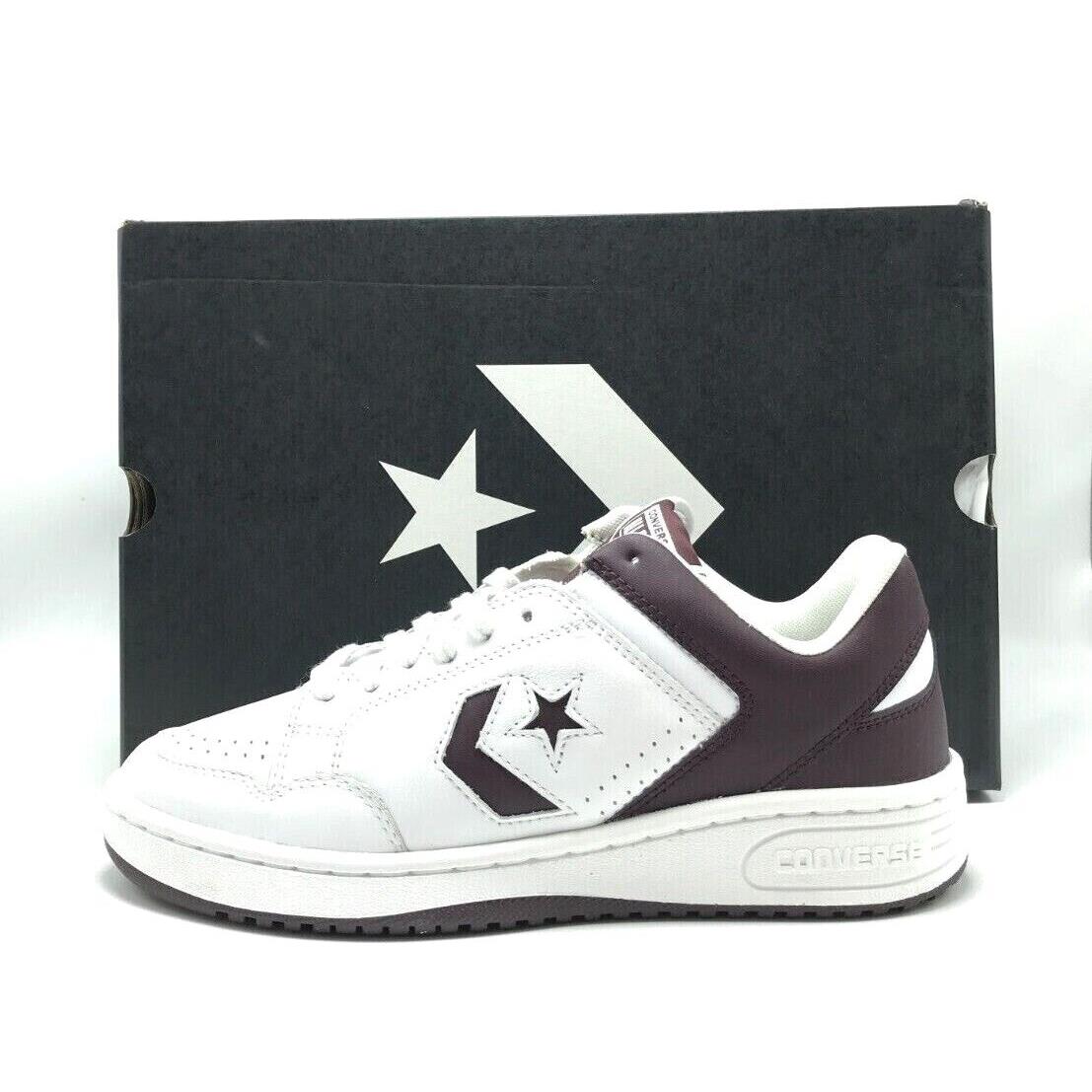 Unisex Converse Weapon Leather White / Bloodstone A11960C Sz 9.0 - 11.0 - White