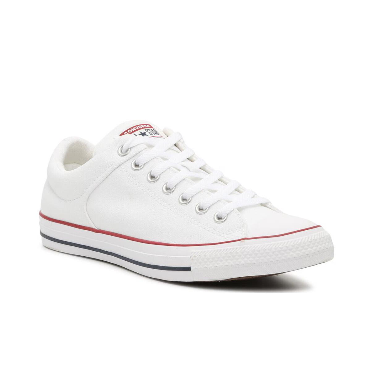 Mens Converse Chuck Taylor All Star High Street White Canvas Sneaker Shoes