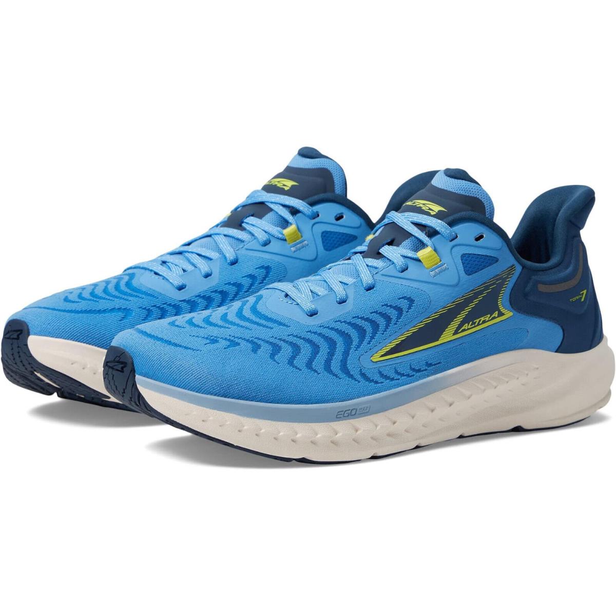 Altra Torin 7 Running Shoes Men`s Size 12 Wide 2E Blue AL0A82CD440-120 - Blue, Manufacturer: Blue