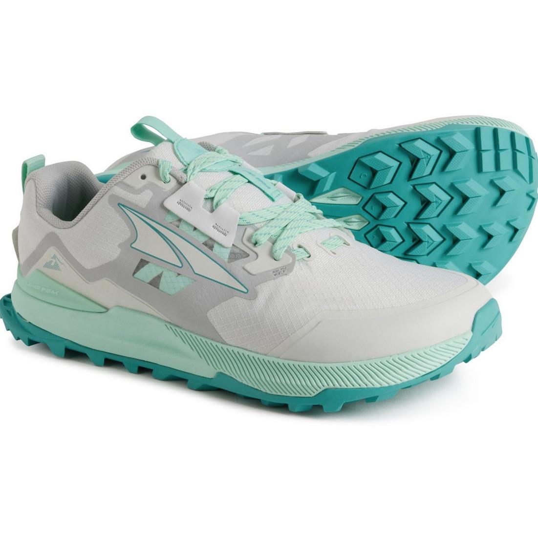 Altra Women`s Lone Peak 7 Running Shoes - Light Gray