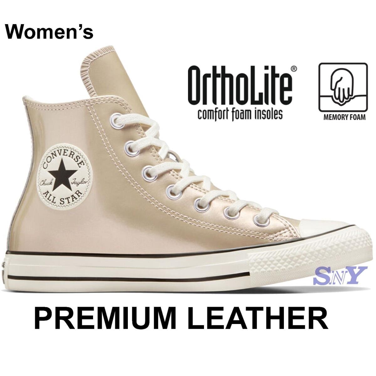 Converse Women`s Chuck Taylor All Star Gold Metallic Leather Limited Edition