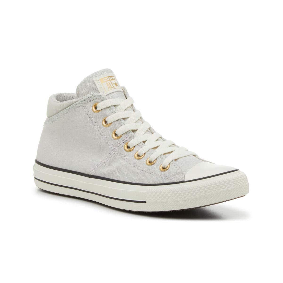 Womens Converse Chuck Taylor All Star Madison Mid-top Gray Canvas Shoes