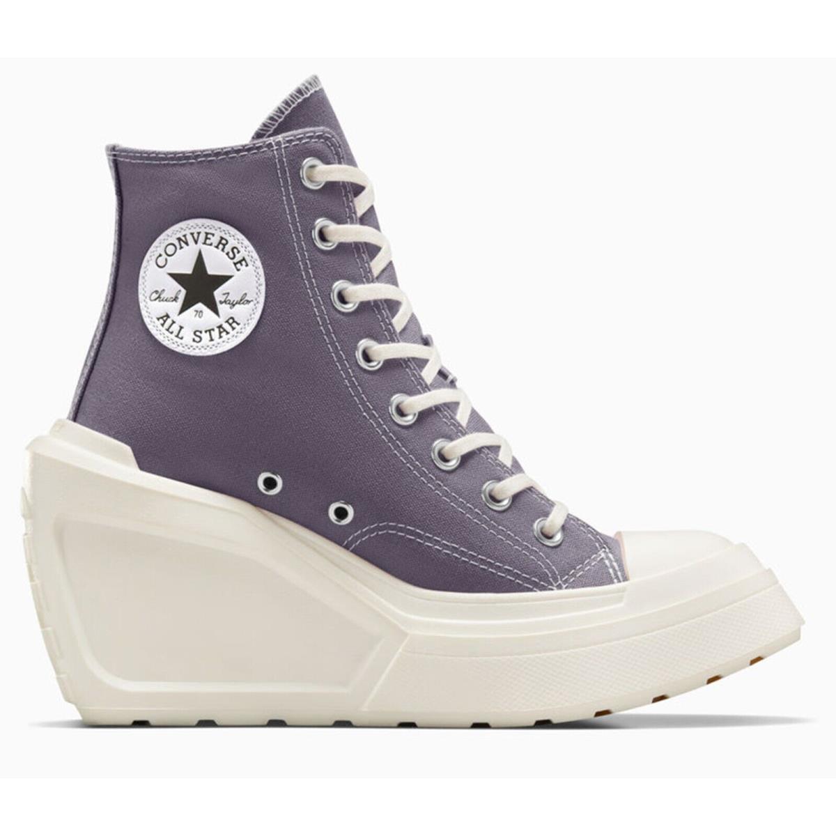 Converse Chuck 70 Square Toe Ortholite Insole Women`s High Platform De Luxe Boot Lavender