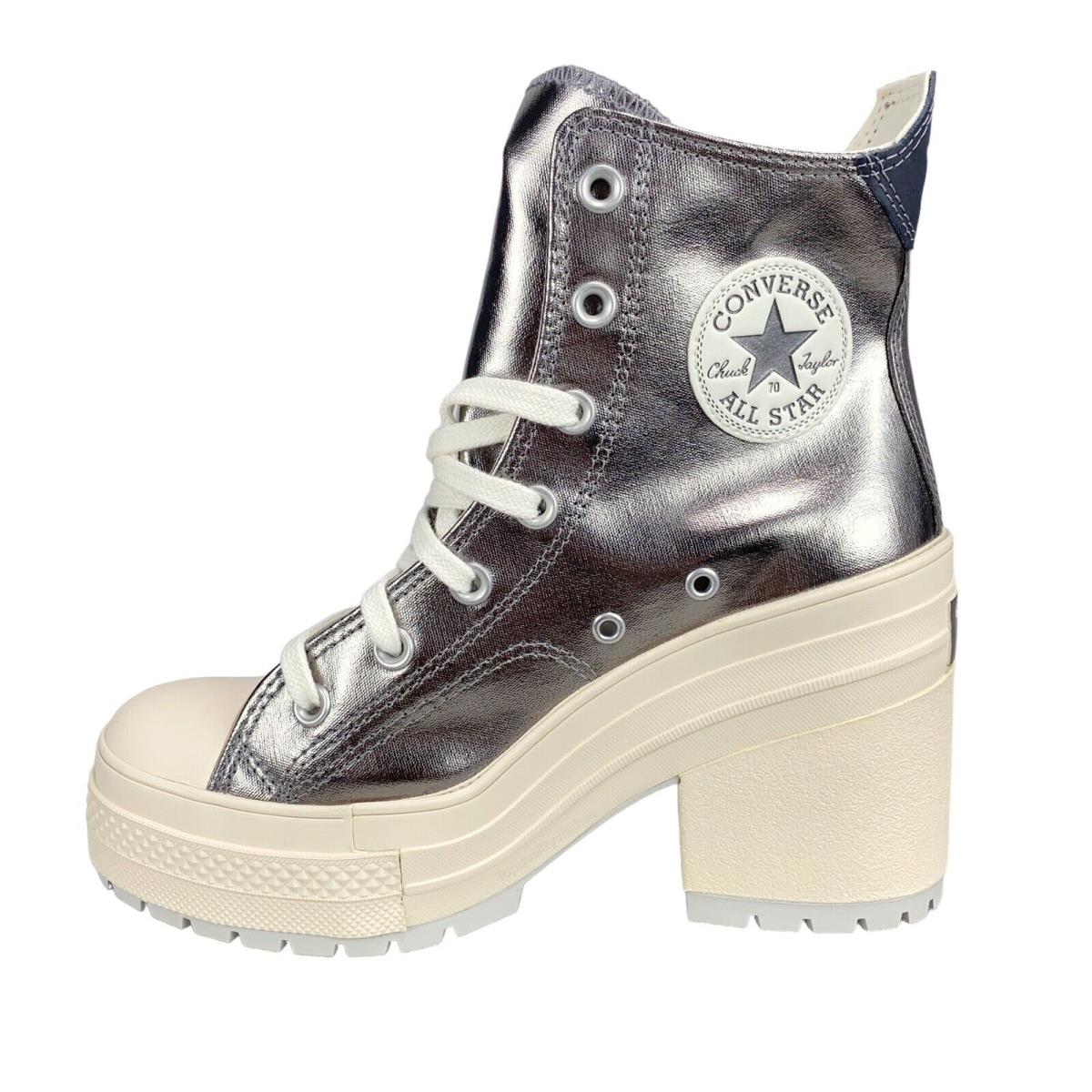 Converse Chuck 70 De Luxe Heel Hi `metallic` Platform Size 7 Women A09896C