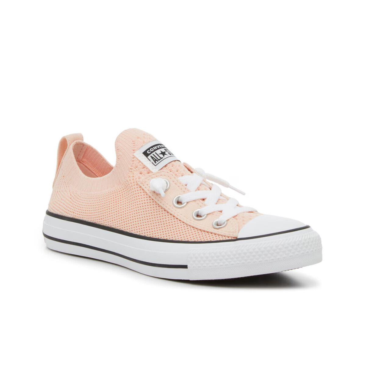 Womens Converse Chuck Taylor All Star Shoreline Peach Knit Sneaker Shoes