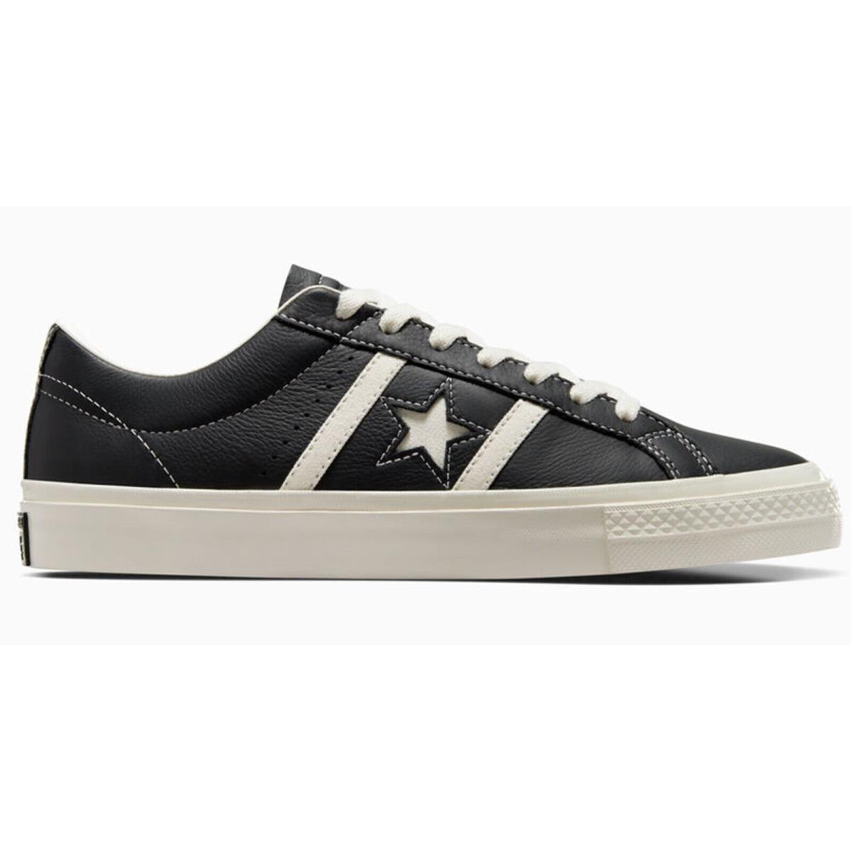 Converse Men`s Cons One Star Academy Pro Leather Limited Edition Skate Shoes - Black