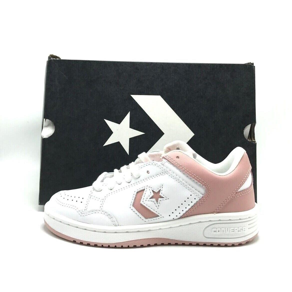 Unisex Converse Weapon Leather White / Static Pink A11093C