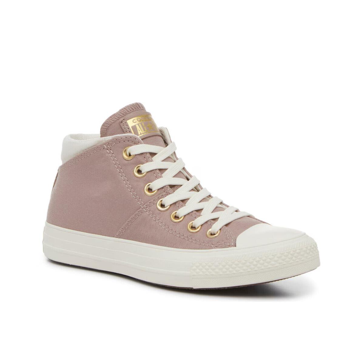 Womens Converse Chuck Taylor All Star Madison Mid-top Taupe Canvas Shoes - Taupe