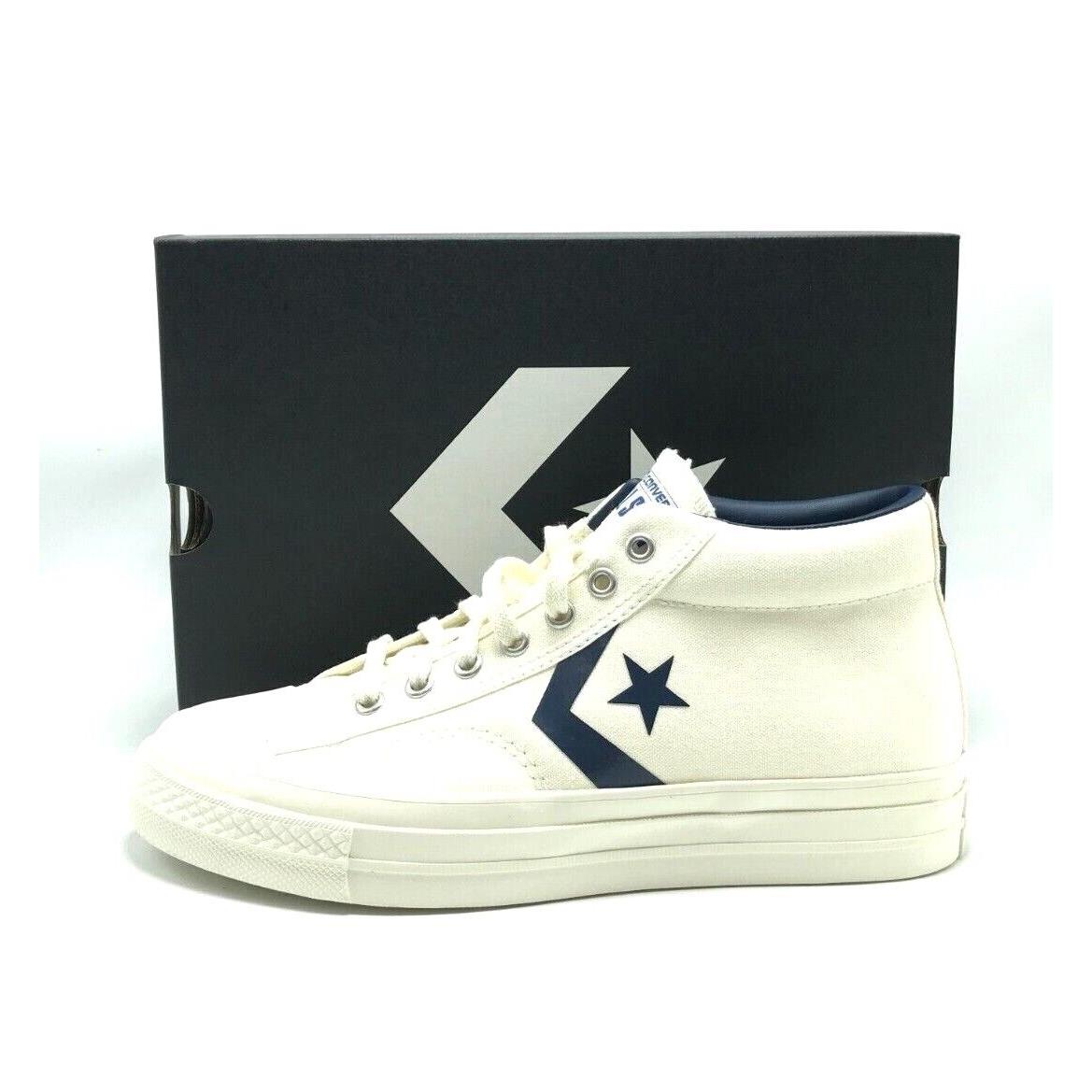 Unisex Converse Star Player 76 Mid Top Egret/navy A10407C