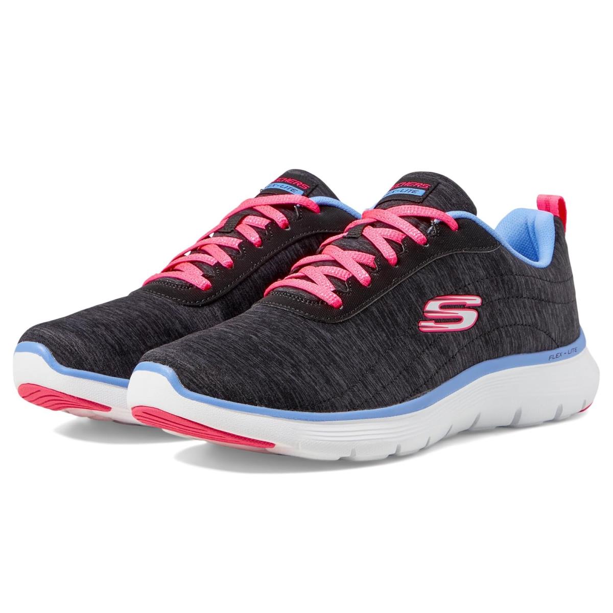 Woman`s Sneakers Athletic Shoes Skechers Flex Appeal 5.0 - Modern Times - Black Multi