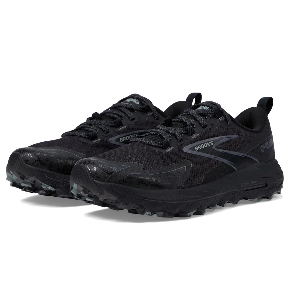 Woman`s Sneakers Athletic Shoes Brooks Cascadia 18 - Black/Blackened Pearl/Grey