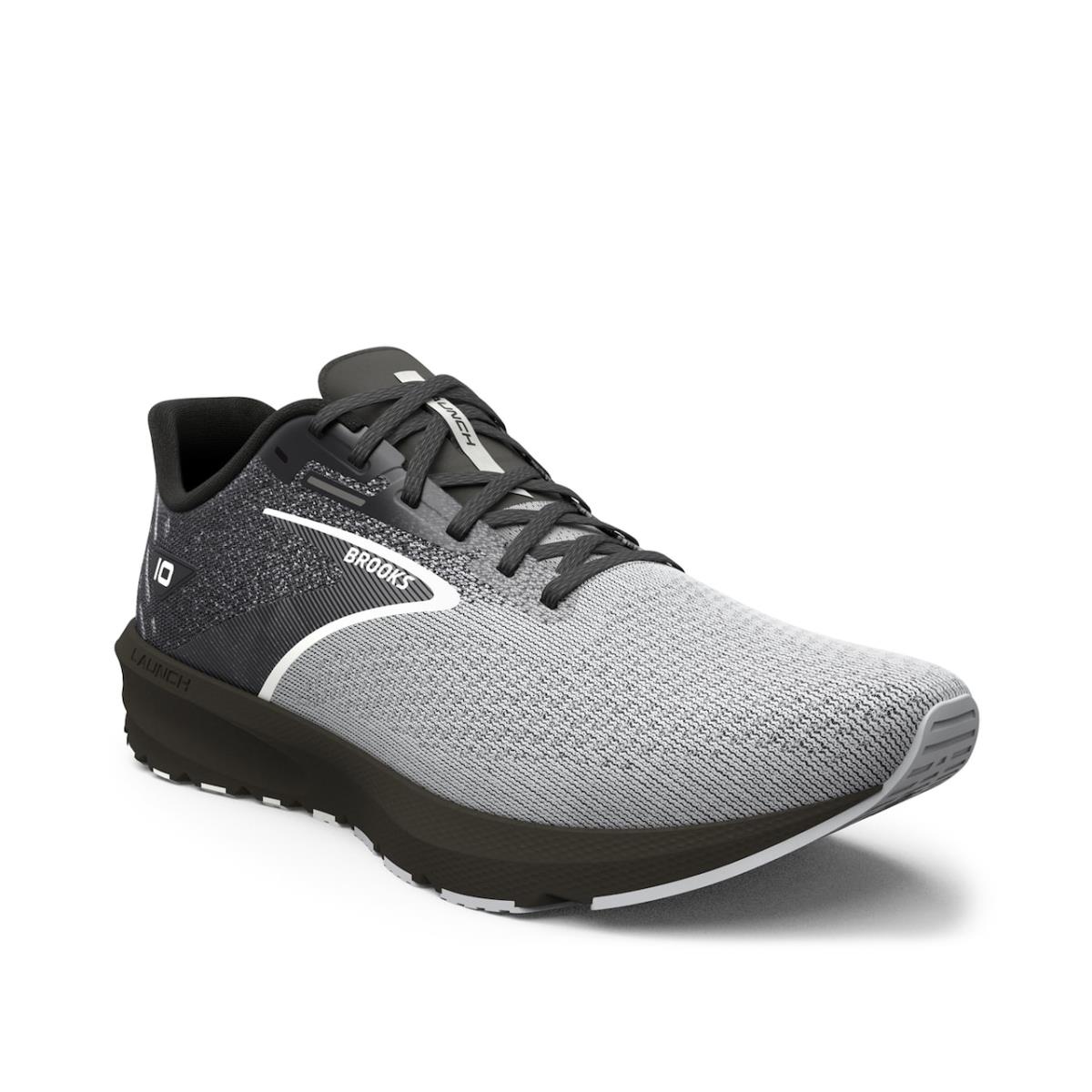 Man`s Sneakers Brooks Launch 10 Running Shoe - Black/White