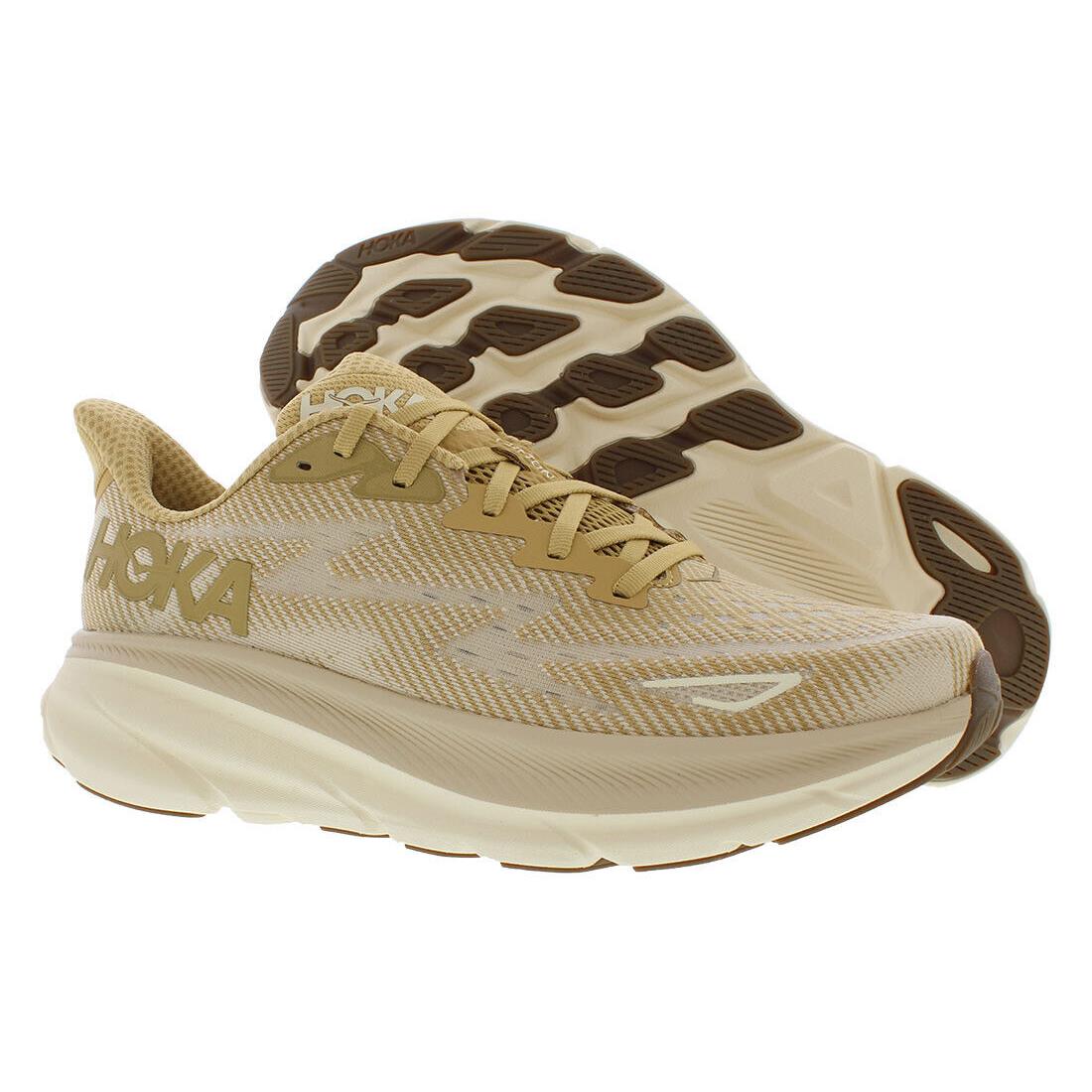 Hoka One One Clifton 9 Mens Shoes - Wheat Shifting Sand, Main: Brown