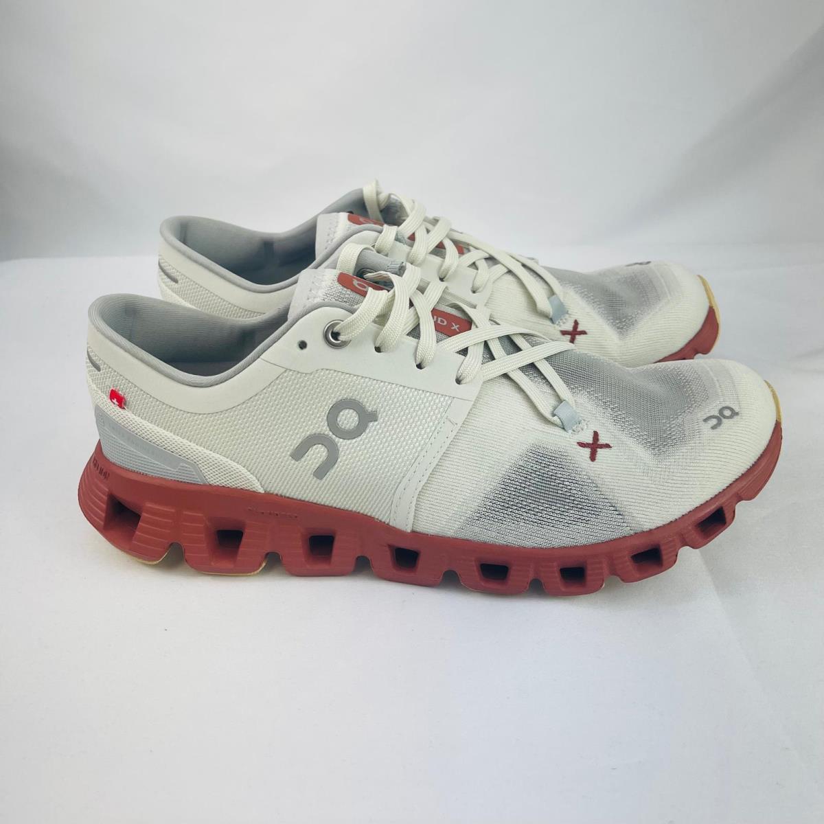 ON Running Cloud X3 Womens Ice Auburn Comfortable Stylish Athletic Running Shoes